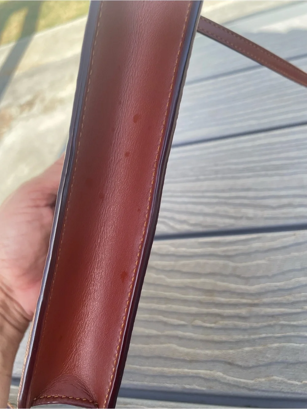 Coach Leather Signature Crossbody